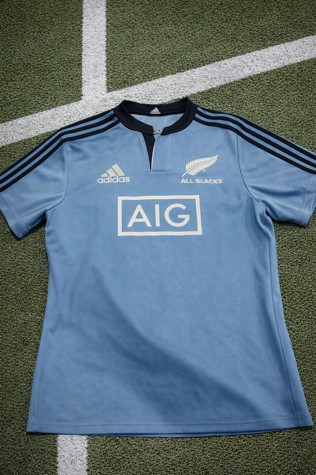 New Zealand All Black Adidas Rugby Jersey - Size M