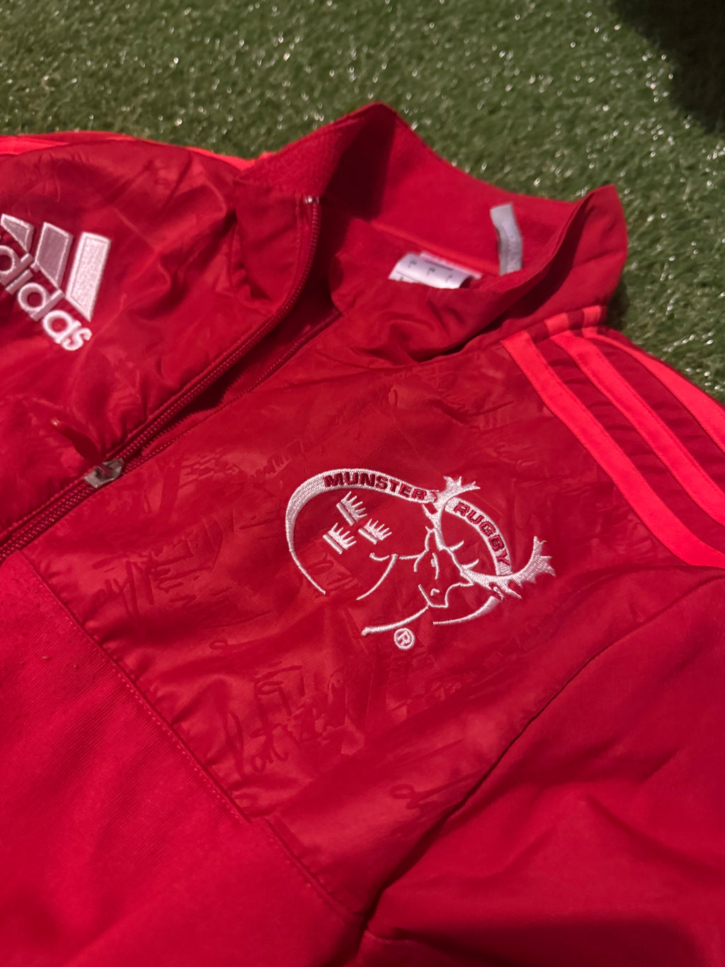 Munster Rugby Jacket - Size L - Adidas