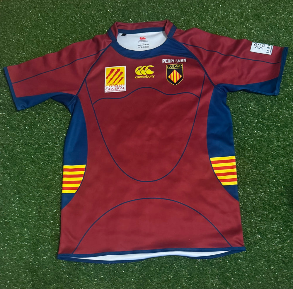 2009 Rare Perpignan Rugby Jersey - Canterbury Size L