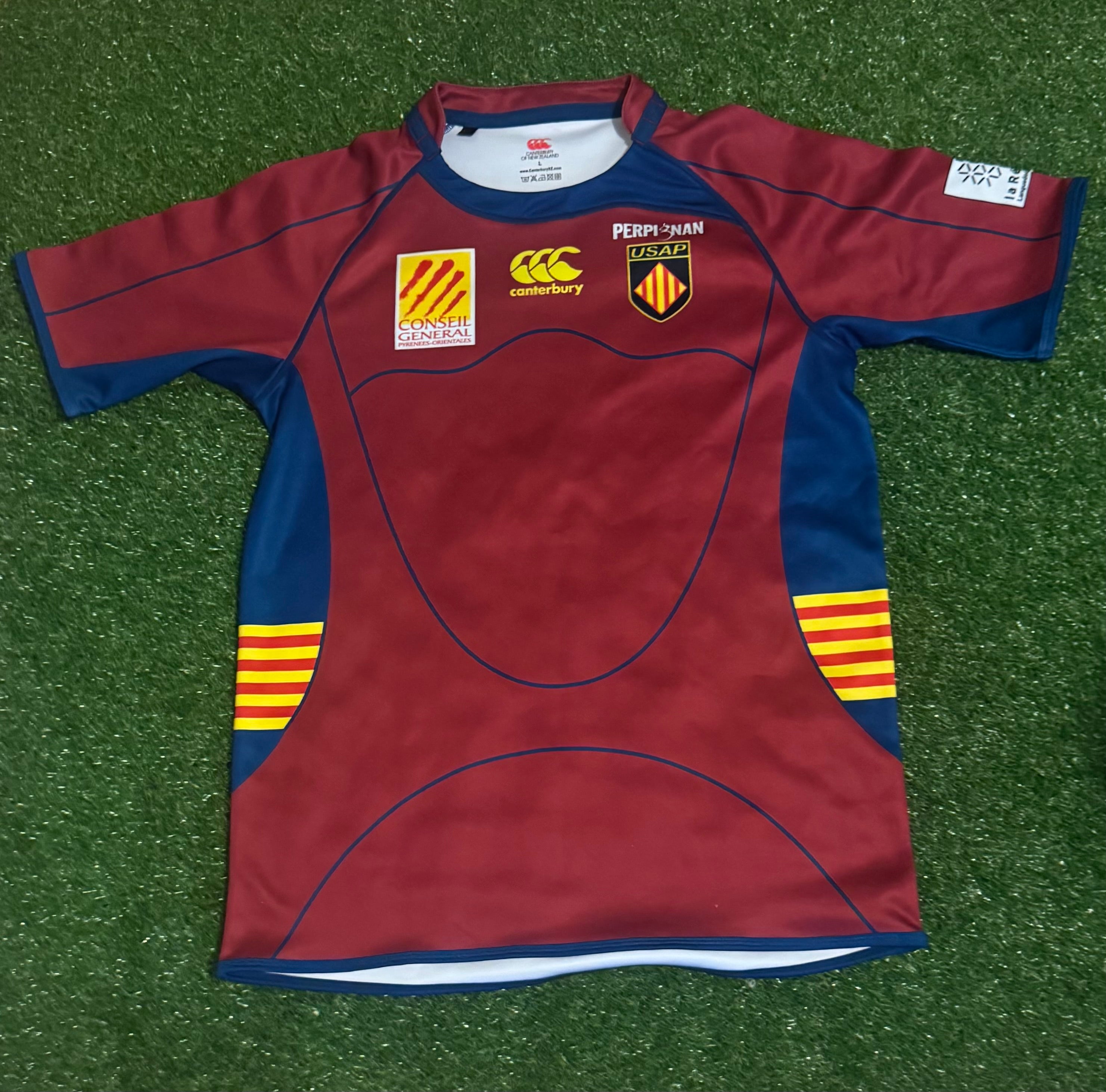 Perpignan Rugby Jersey - 2009 Rare - Canterbury Size L