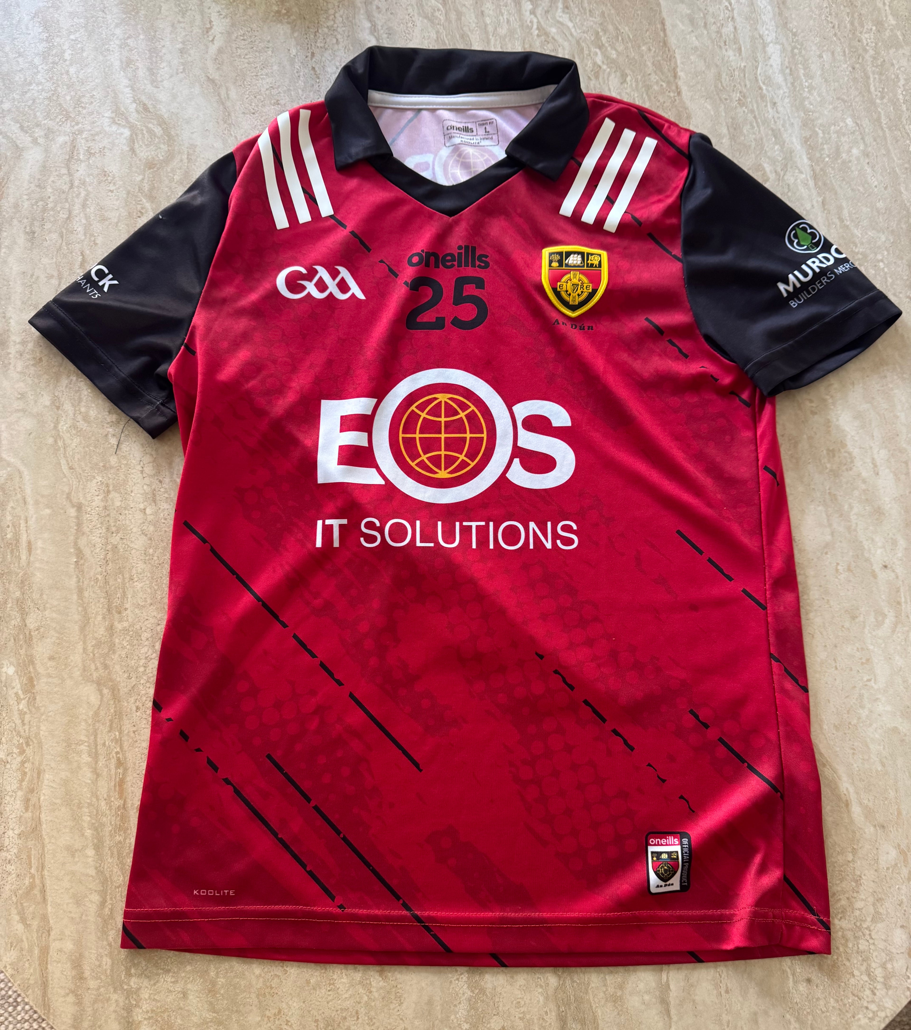 Down Gaa Jersey | Large Tight Fit | O’Neills | No. 25