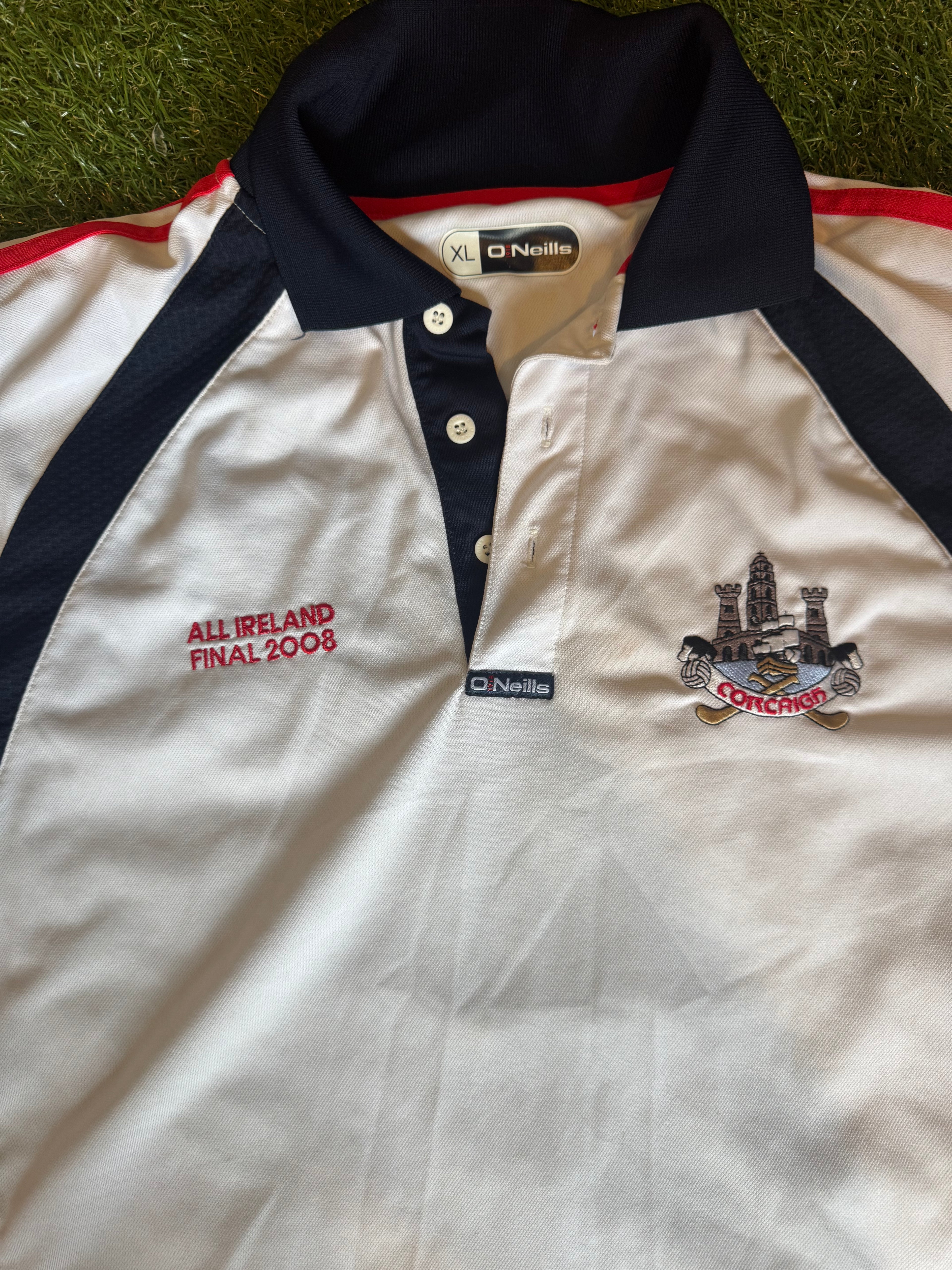Cork GAA (Rare 2008 All Ireland) Polo Shirt - Size XL