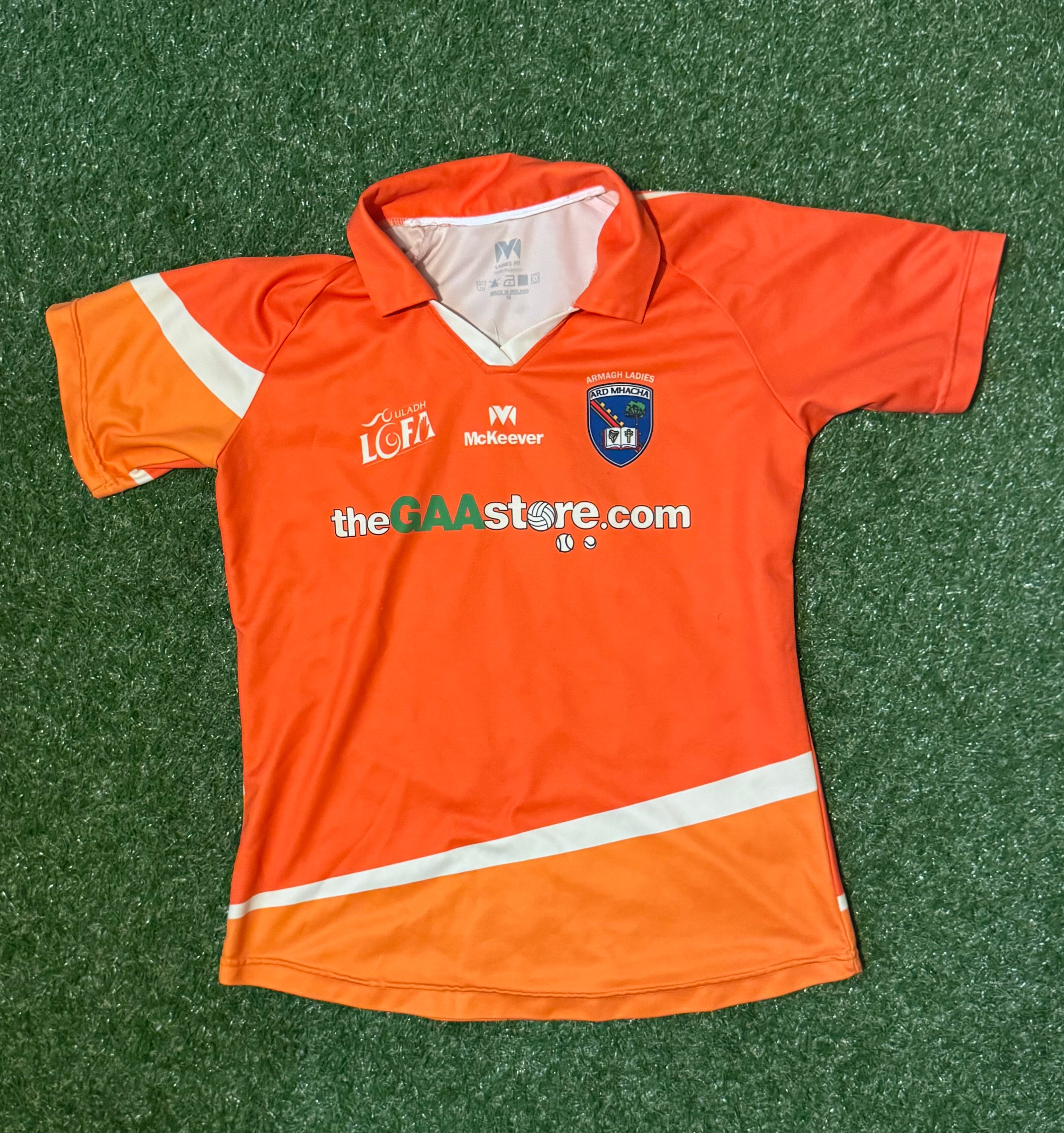 Armagh Ladies Football Jersey - McKeever - Size 14 Women’s Fit.