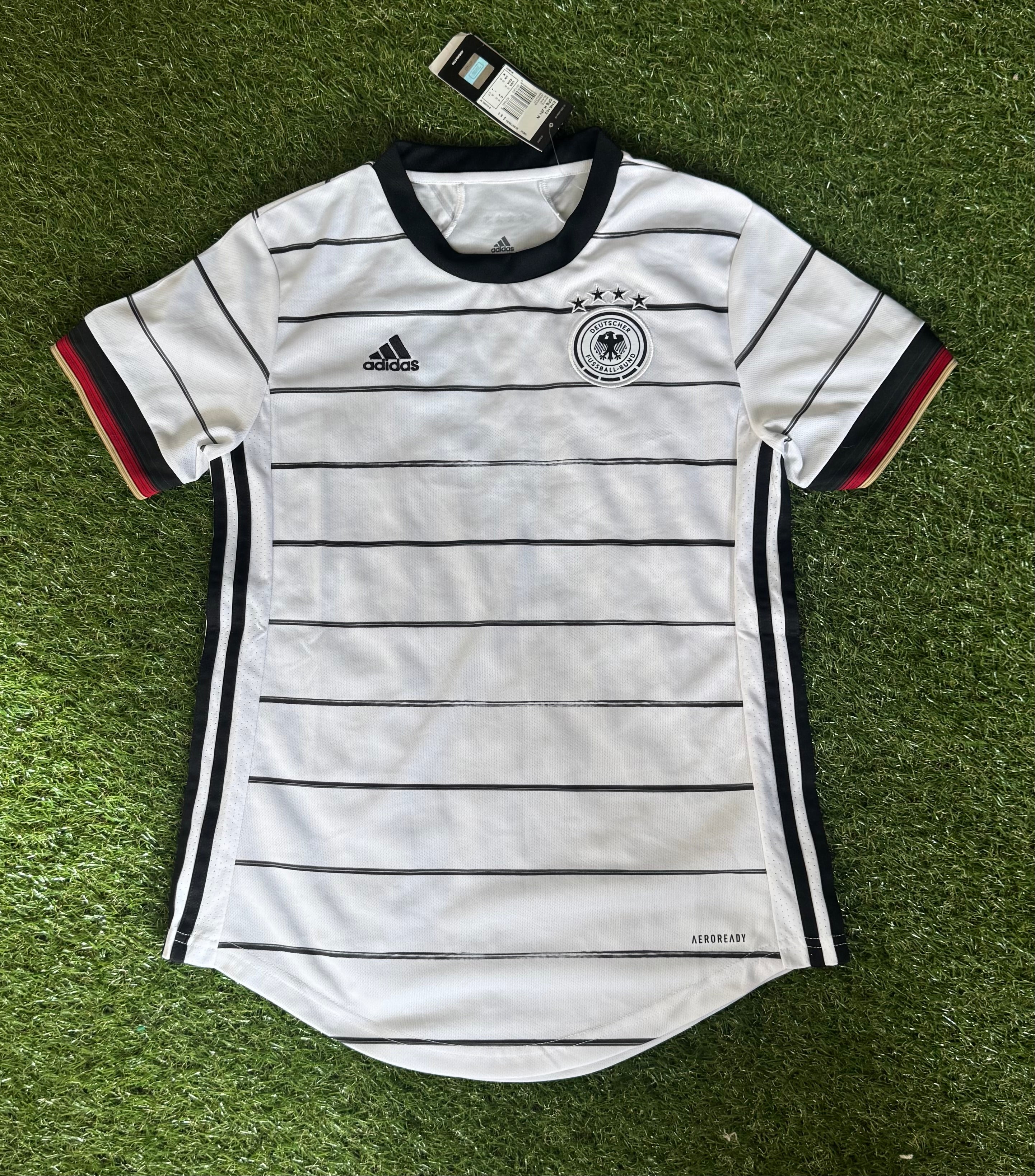 Adult Women Fit Size Small (8-10) Germany Adidas Football Jersey