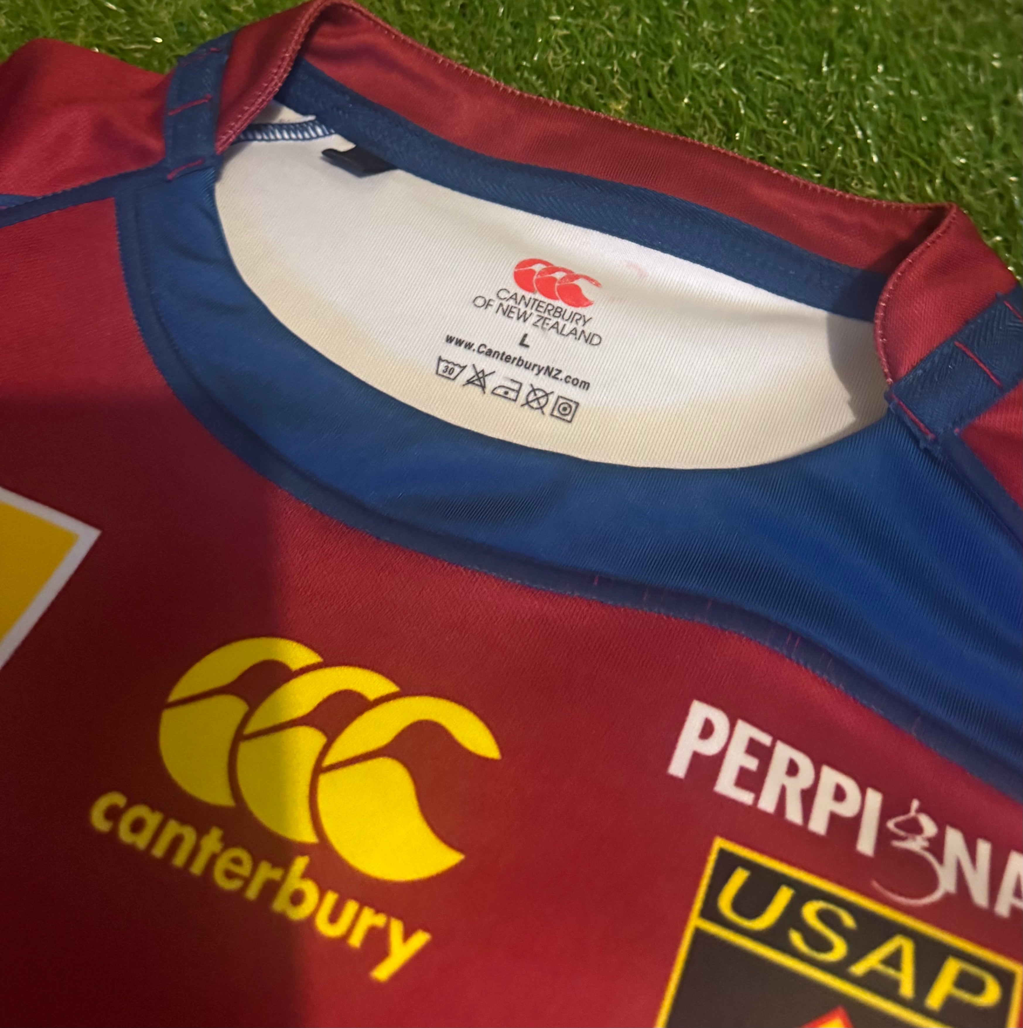 Perpignan Rugby Jersey - 2009 Rare - Canterbury Size L