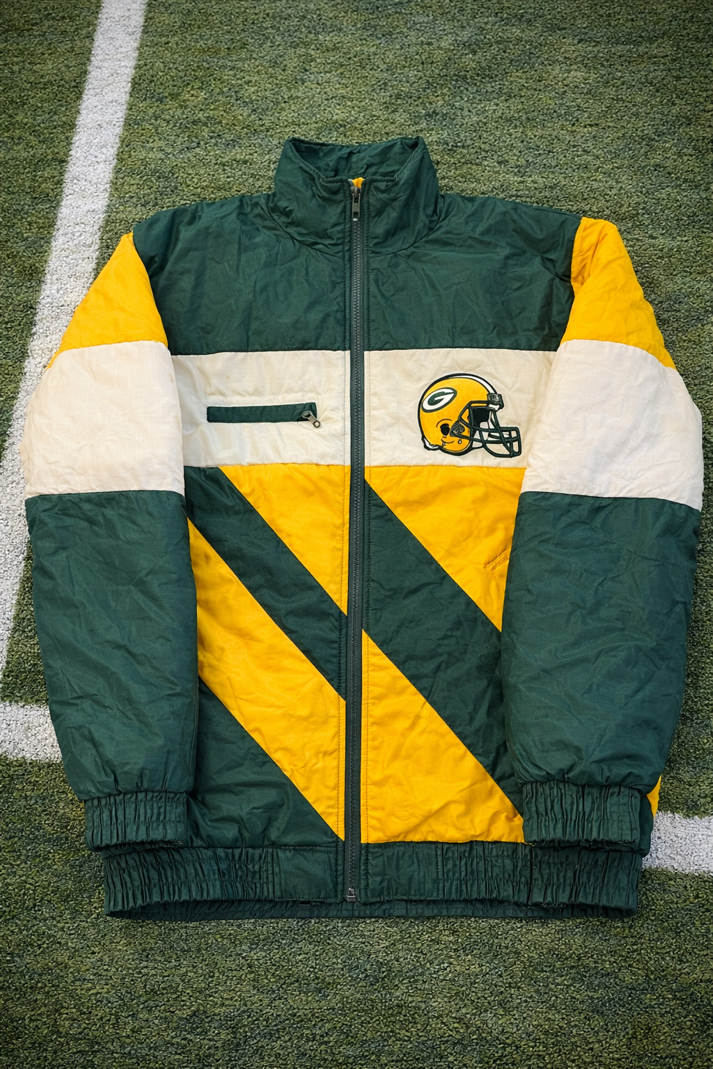 NFL Green Bay Packers Pro Player Puffer Jacket - Size L