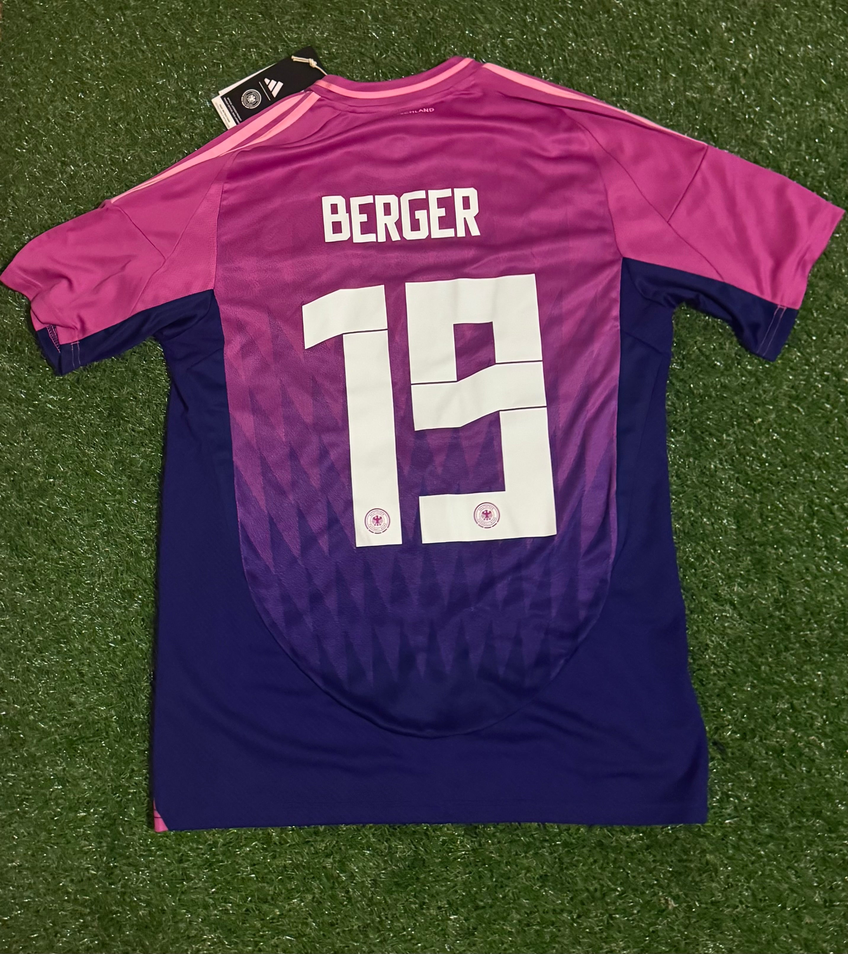 Germany Goalkeeper Jersey - Adidas - No. 19 - Size M Slim Fit Unisex