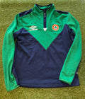 Ireland Football Umbro Half Zip - Size Large