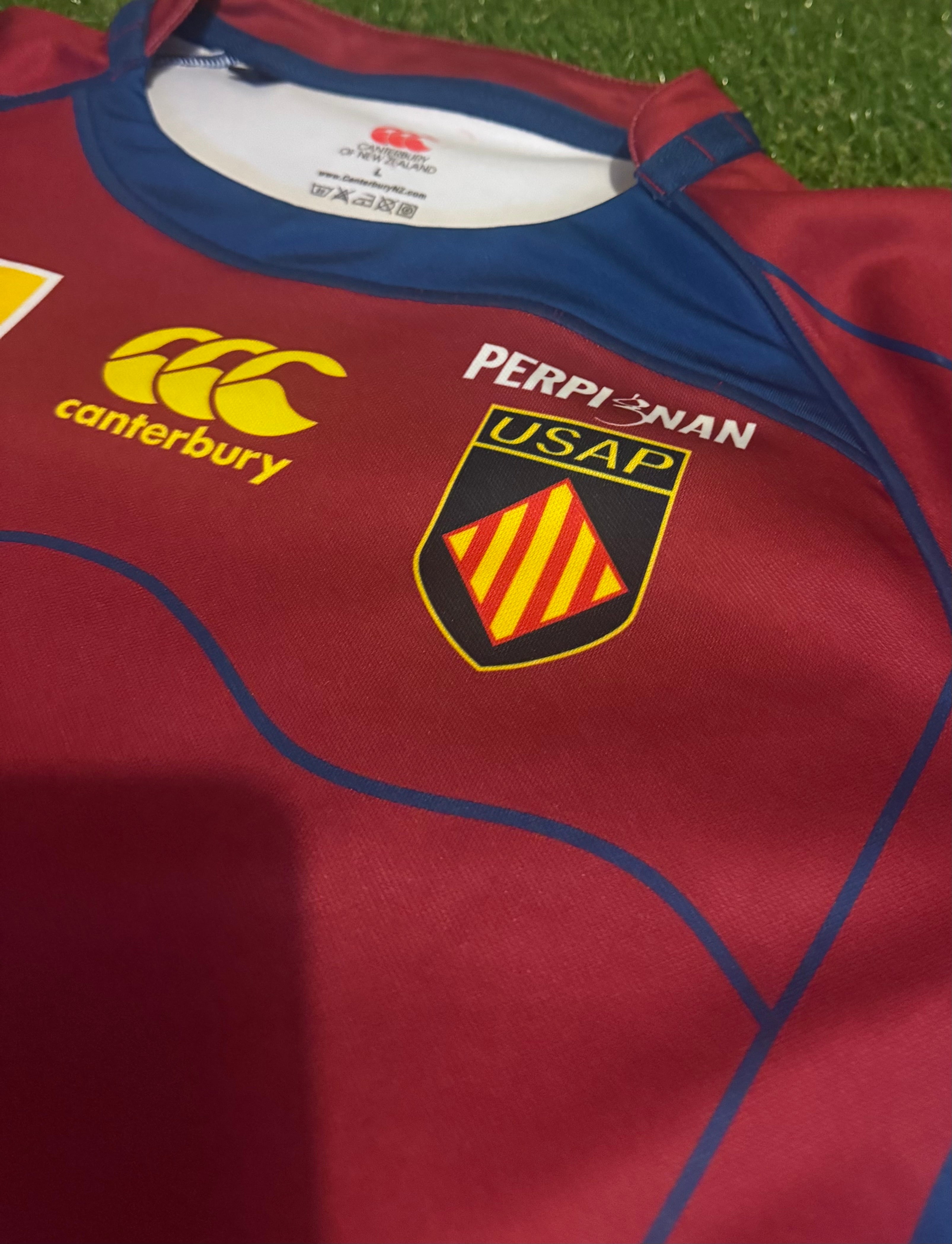 Perpignan Rugby Jersey - 2009 Rare - Canterbury Size L