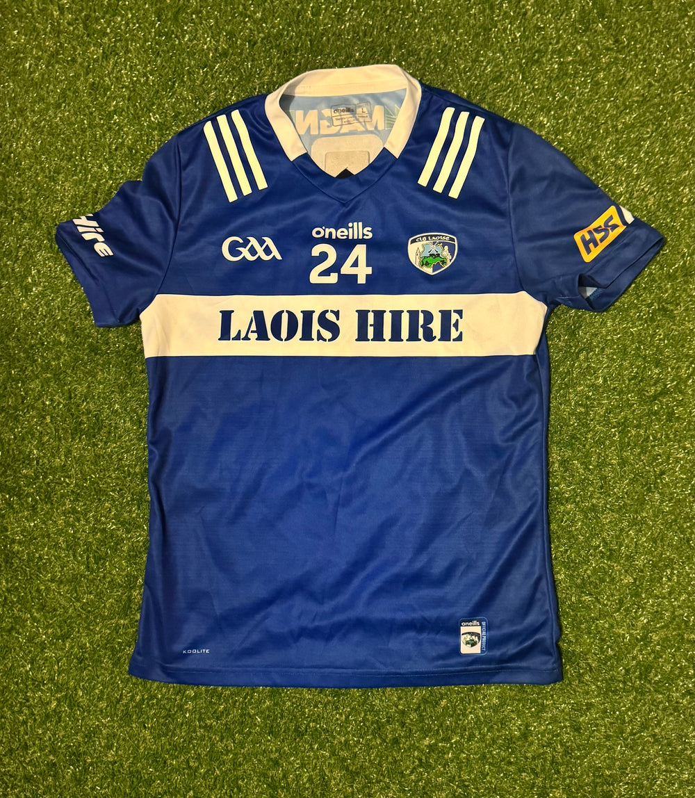 Laois GAA Matchworn GPS Jersey - O’Neills Size Large Tight Fit