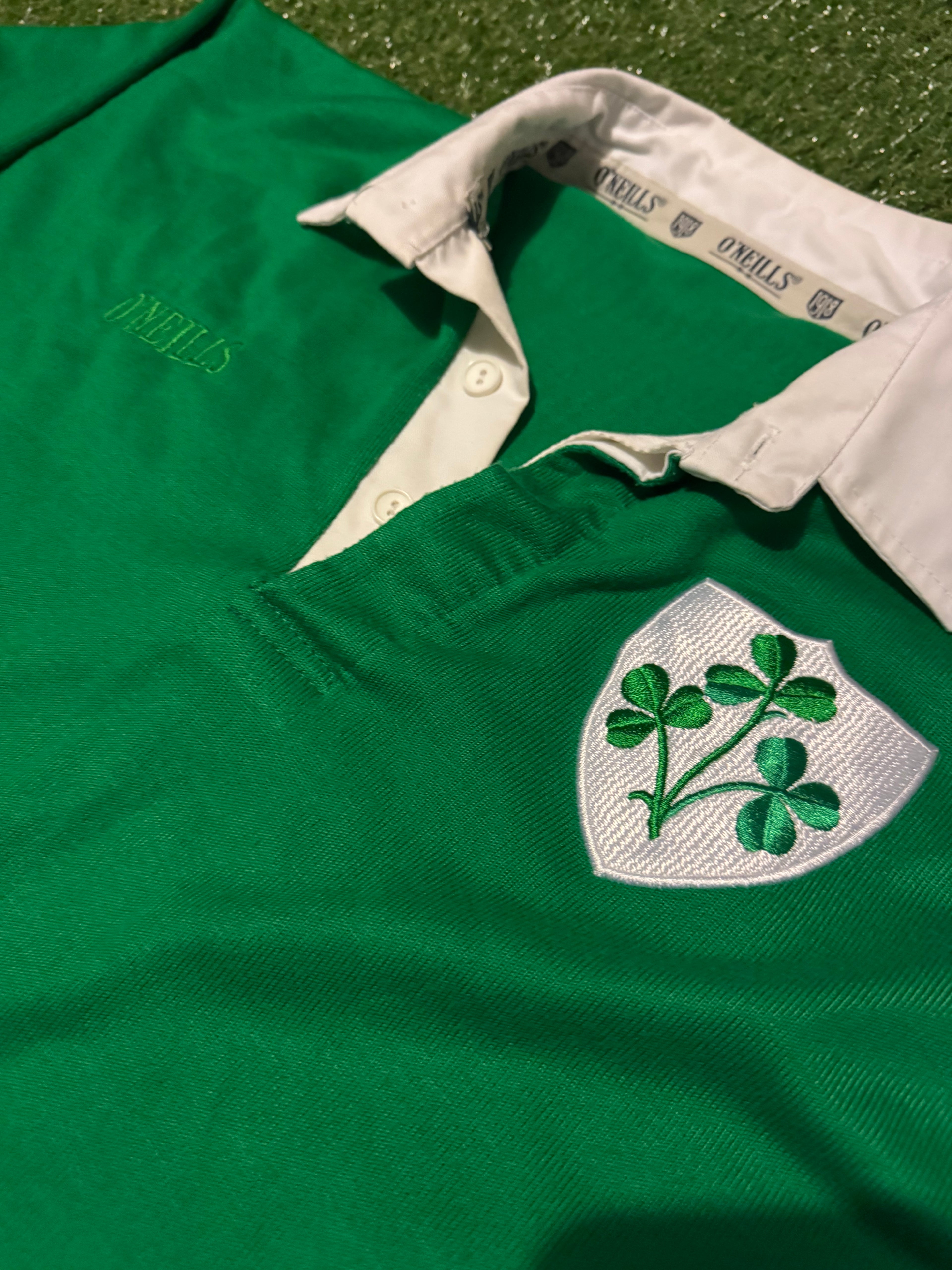 Vintage 80s O’Neills Ireland Rugby Jersey - Size XL